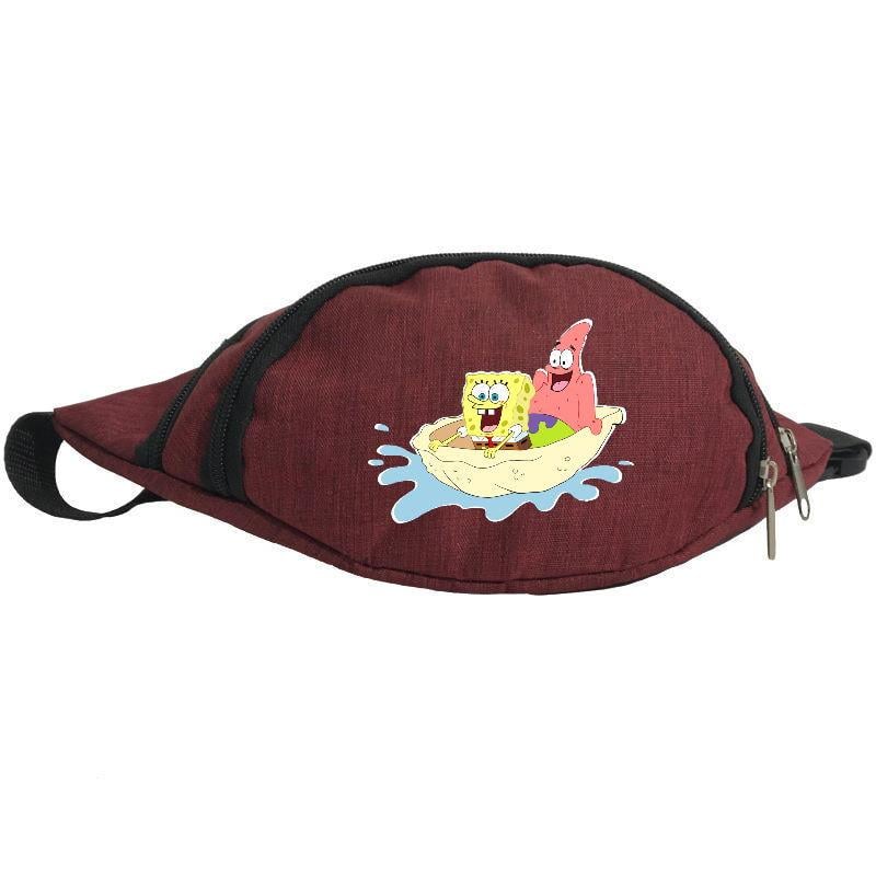 Поясная сумка-бананка Cappuchino toys Спанч Боб OB-SB-07 Бордовый (1656314560)