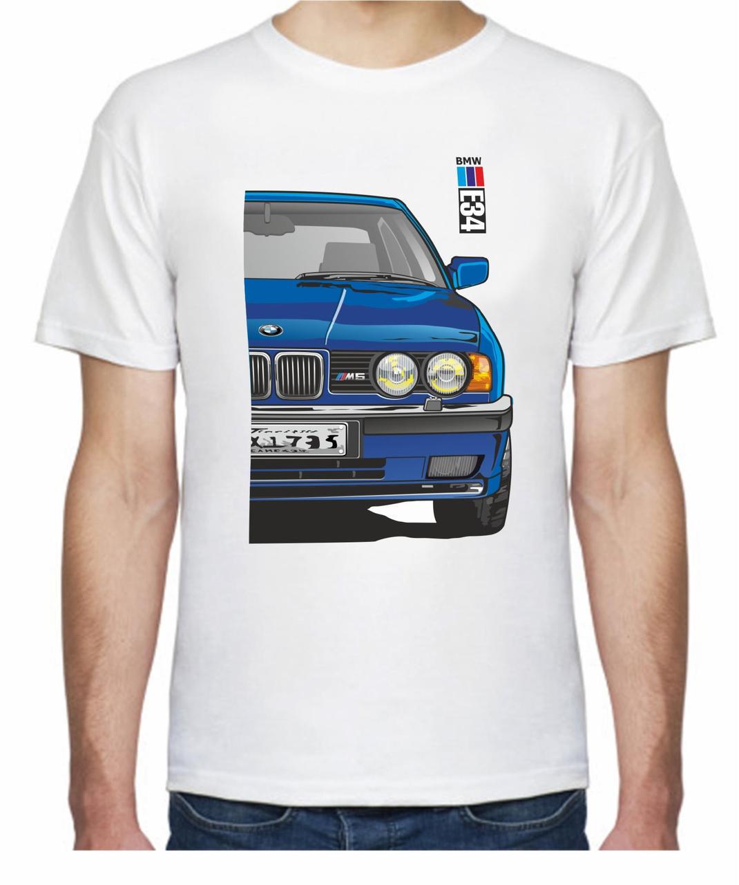 Футболка мужская Avtolife BMW E34 MotorSport F 505334 L Белый (2494944115)