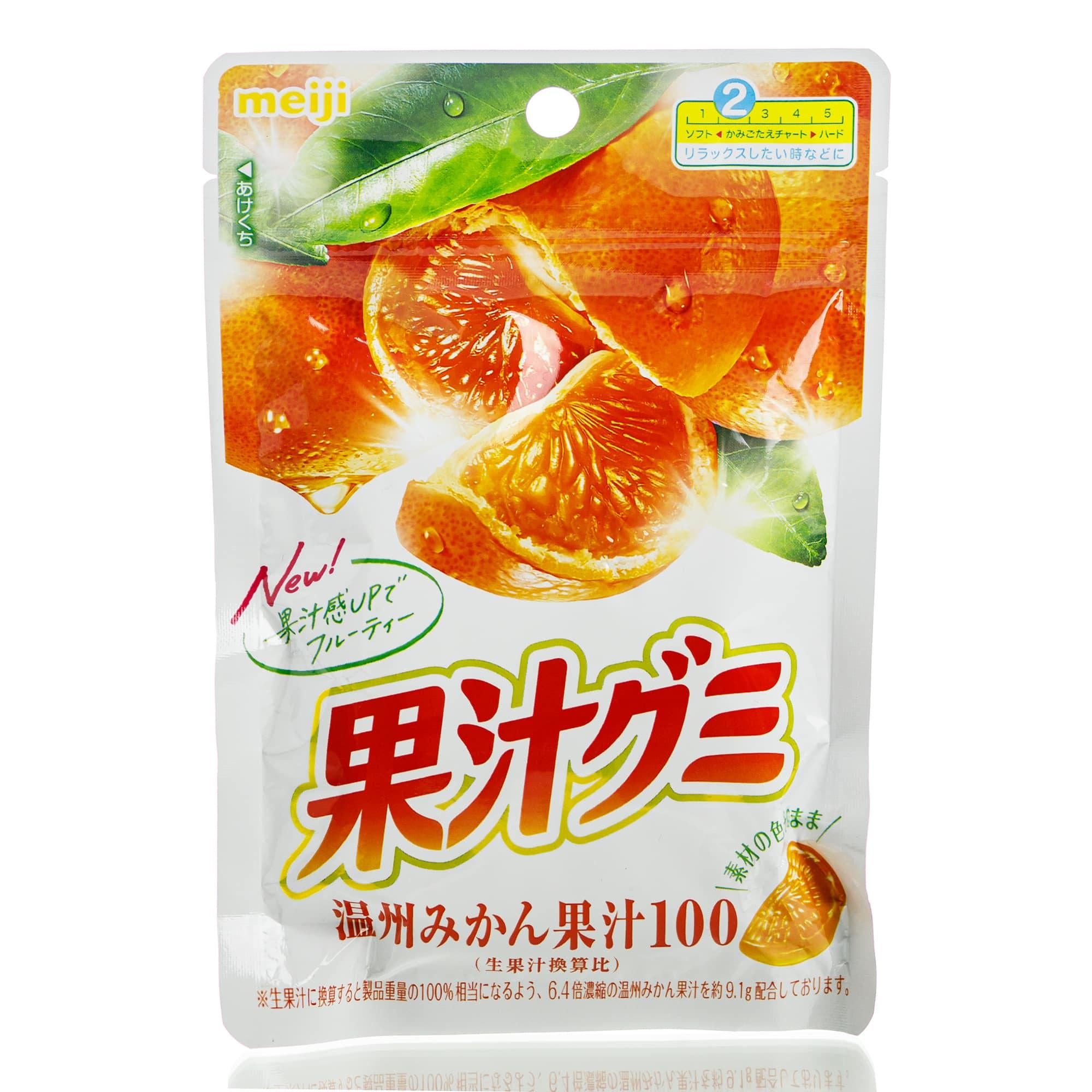 Мармелад колагеновий мандарін Meiji Gummy Mandarin 51 г