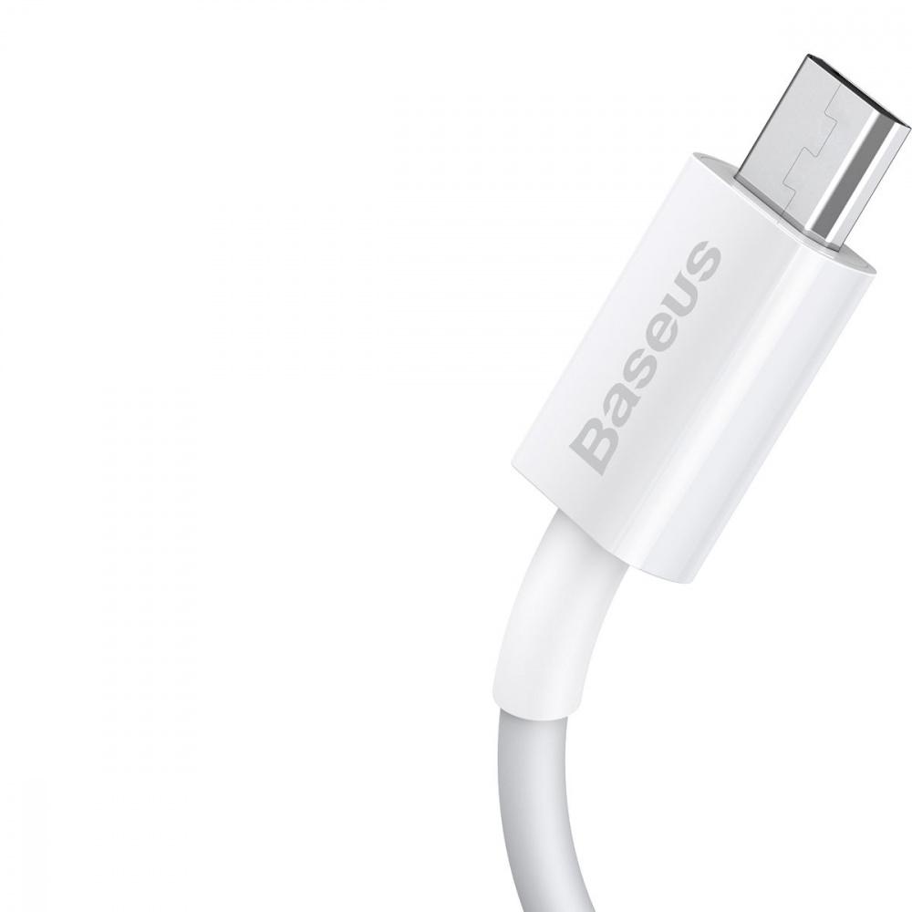 Кабель BASEUS Superior Series Fast Charging Micro USB 2A 2 м Белый (32688 white) - фото 7