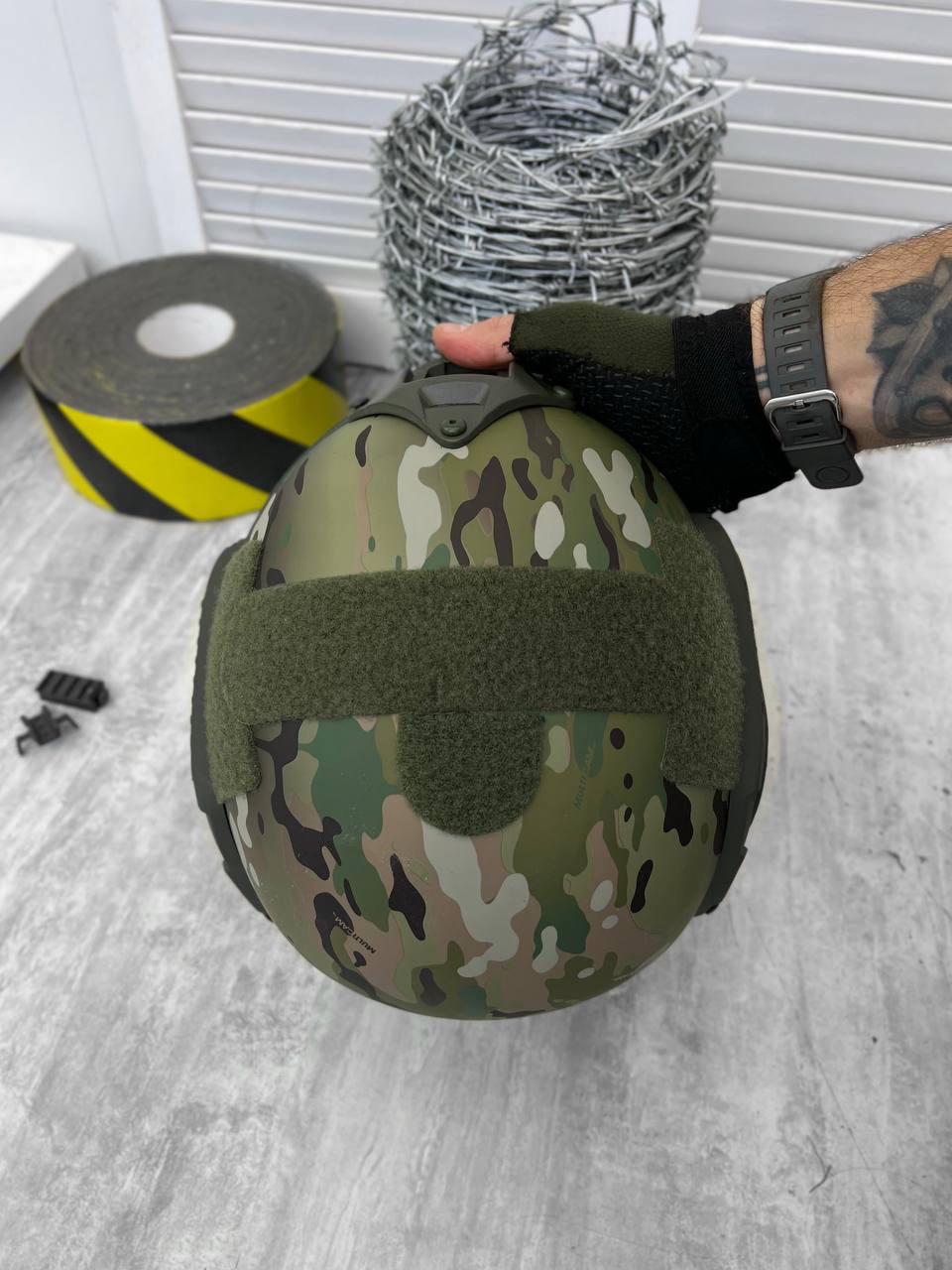 Шолом балістичний FAST Helmet Multicam Elite 1 клас захисту ДСТУ рівня NIJ IIIA (14261536) - фото 2