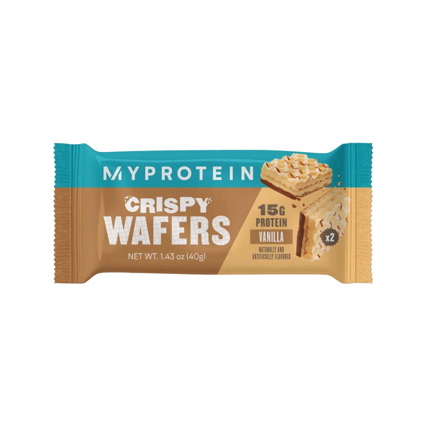 Спортивный батончик Crispy Wafers 40 г Vanilla (2023-10-3112)