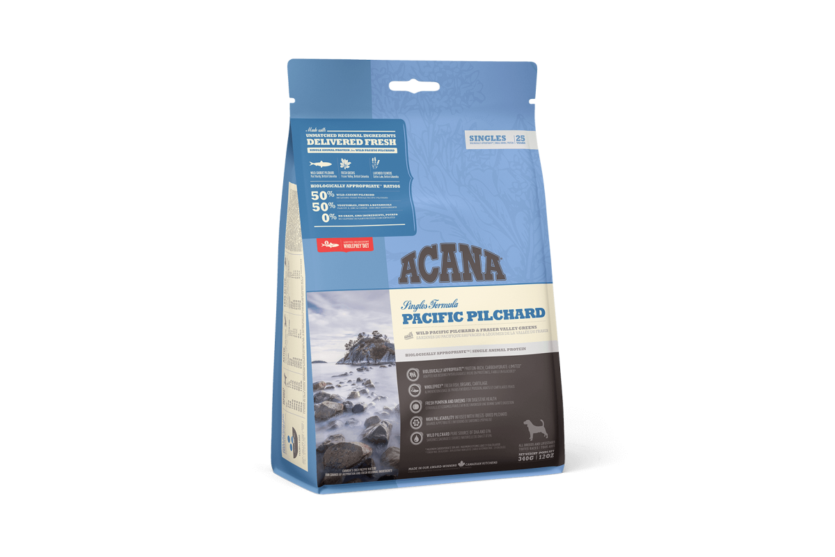 Корм беззерновий Acana Pacific Pilchard для собак усіх порід 340 г (26473) - фото 1 Корм беззерновий Acana Pacific Pilchard для собак усіх порід 340 г (26473) - фото 1