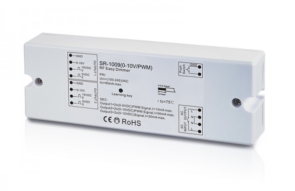 Конвертер-шлюз SR-1009 0-10V/PWM RF to 0-10V/PWM (17806)