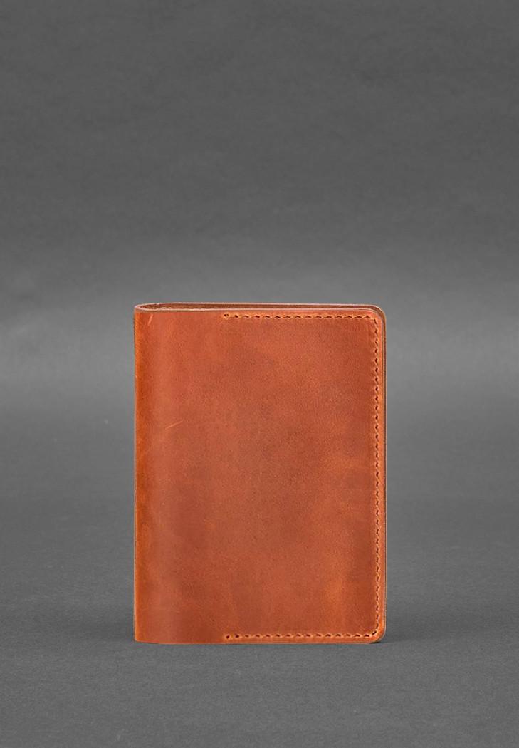 Обкладинка шкіряна для документів 6.3 Crazy Horse Світло-коричневий (A-028831)