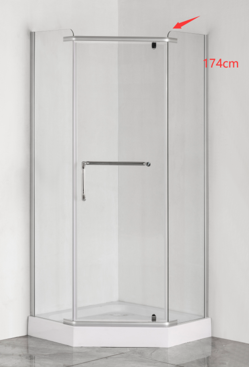 Душевая кабина без поддона Mixxus LINES SC01-90x90x185-TR прозрачное стекло 6 мм Chrome (MI6915) - фото 3 Душевая кабина без поддона Mixxus LINES SC01-90x90x185-TR прозрачное стекло 6 мм Chrome (MI6915) - фото 3