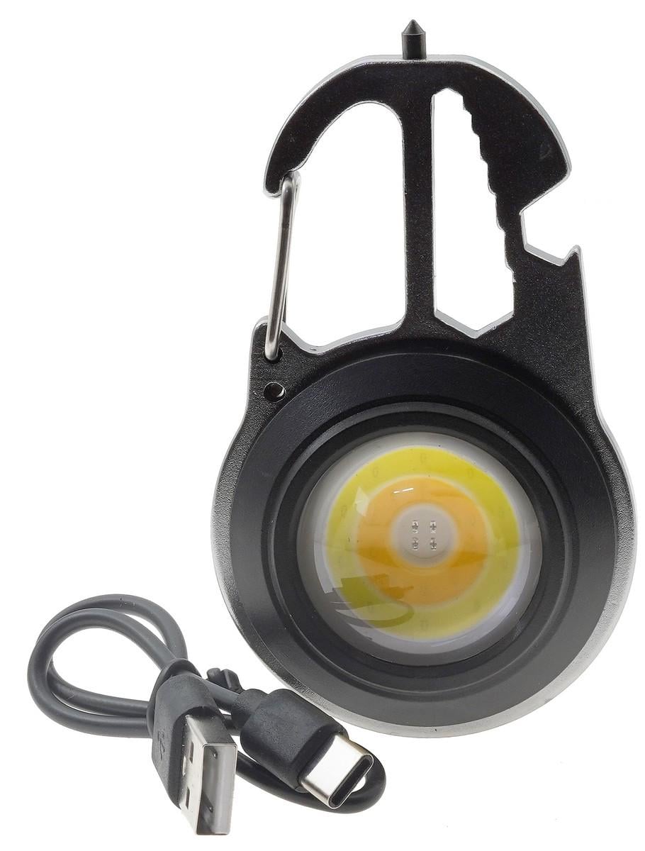 Фонарик-брелок светодиодный универсальный W5137 COB Type-C с насадками (ins498) Фонарик-брелок светодиодный универсальный W5137 COB Type-C с насадками (ins498)