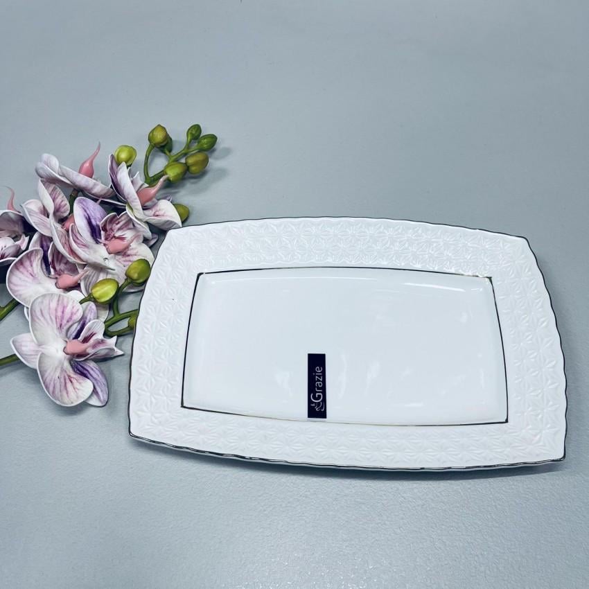 Блюдо порцелянове прямокутне Interos 9/222723-A 23 см Снігова королева (1215496552)