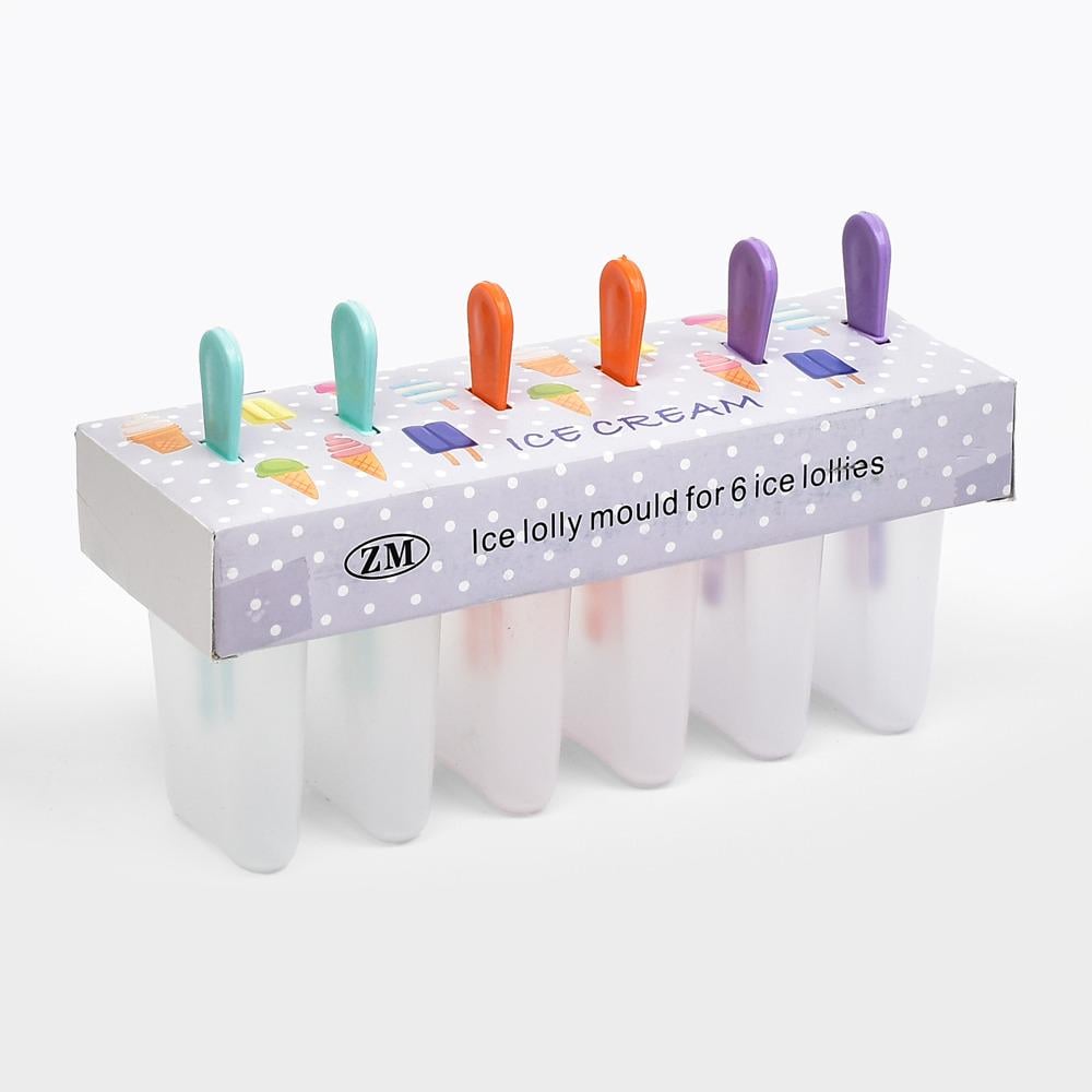 Формы для мороженого R90605 6 шт. 21х12х8 см