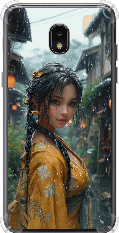 Чехол на Samsung Galaxy J7 2018 Anime-girl (6133sp-1502-42517)