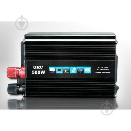 Преобразователь авто инвертор  UKC 12V-220V 500W (000553)
