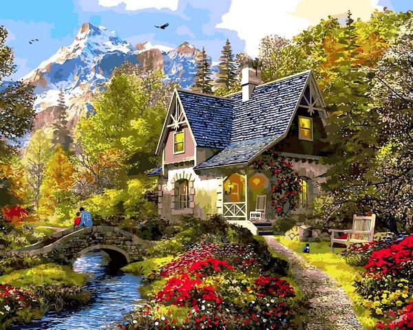 Картина по номерам Babylon Северное утро 40x50 см (skl-VP1154)