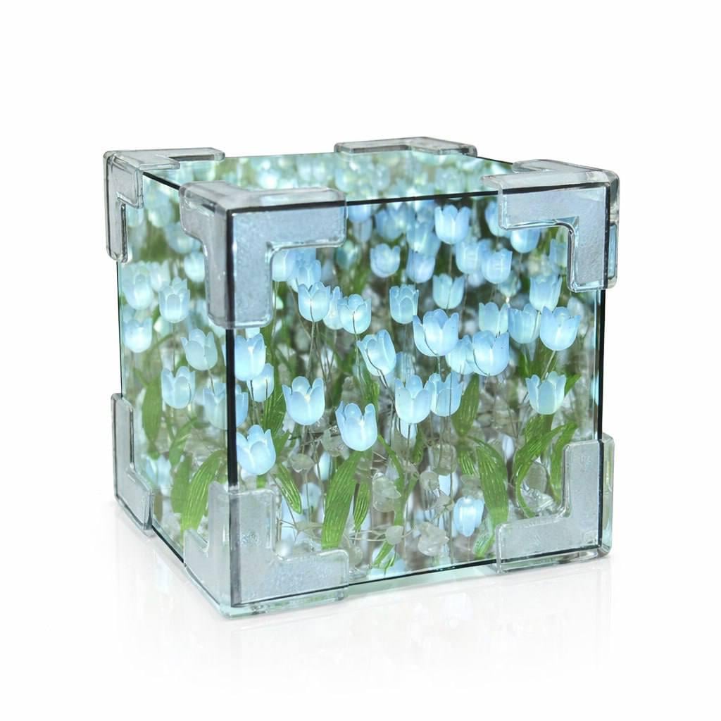Нічник світлодіодний Куб з тюльпанами 10х10 см набір для творчості Зроби сам Блакитний (f937a65c) Нічник світлодіодний Куб з тюльпанами 10х10 см набір для творчості Зроби сам Блакитний (f937a65c)