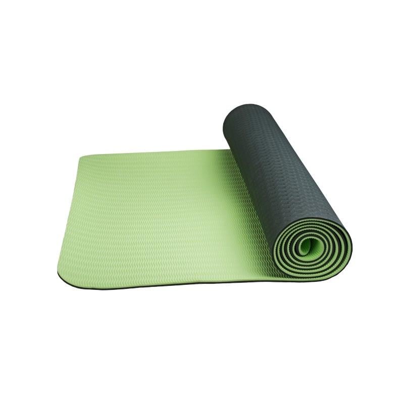 Килимок для йоги та фітнесу Power System PS-4060 TPE Yoga Mat Premium Green 183х61х0,6 см (15272637) - фото 1