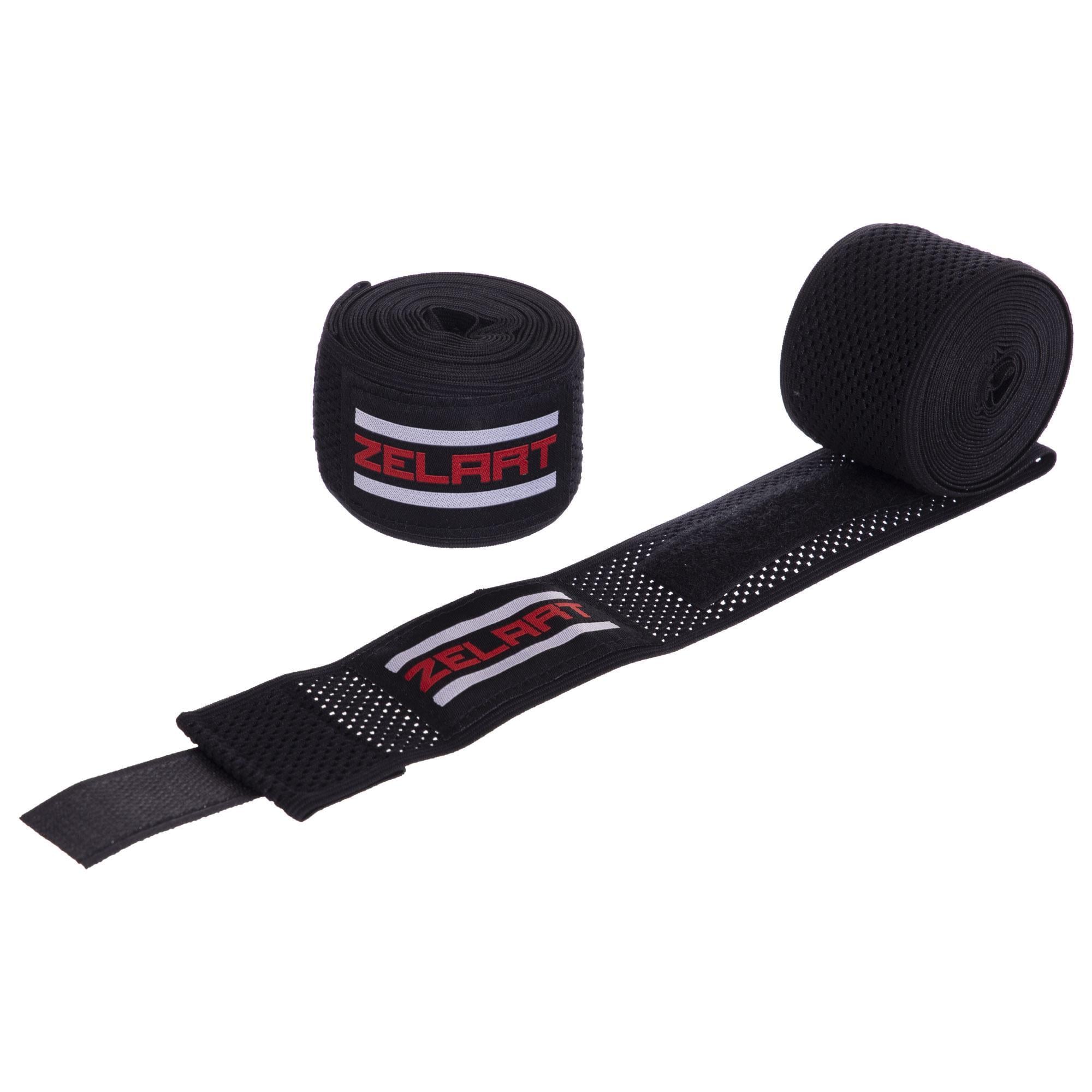 Бинты боксерские Zelart BO-2894 3 м 2х2 шт. Черный (PLN669859067BE11C092B8B)