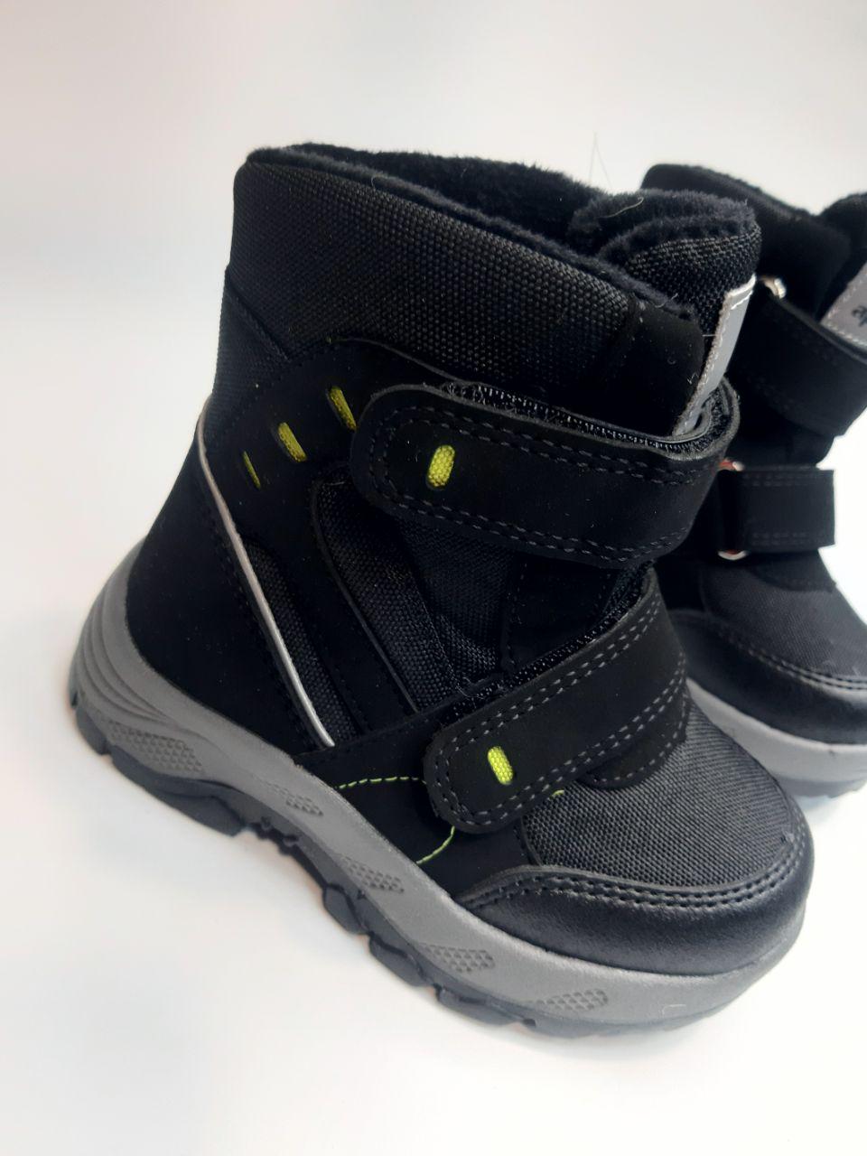 Ботинки детские зимние Apawwa для мальчика р. 26 17,2 см Черный (3600 black) - фото 4 Ботинки детские зимние Apawwa для мальчика р. 26 17,2 см Черный (3600 black) - фото 4