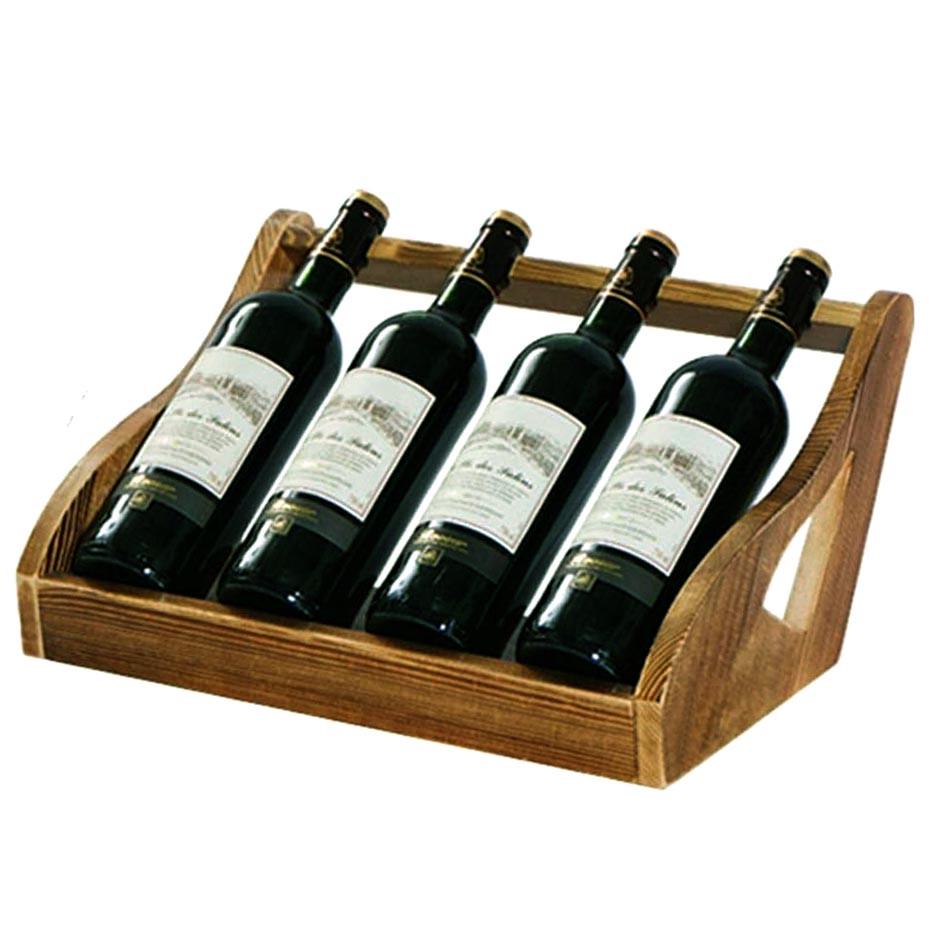 Полка для вина настольная Мелтер 4 Трюфель (Впс-411028)