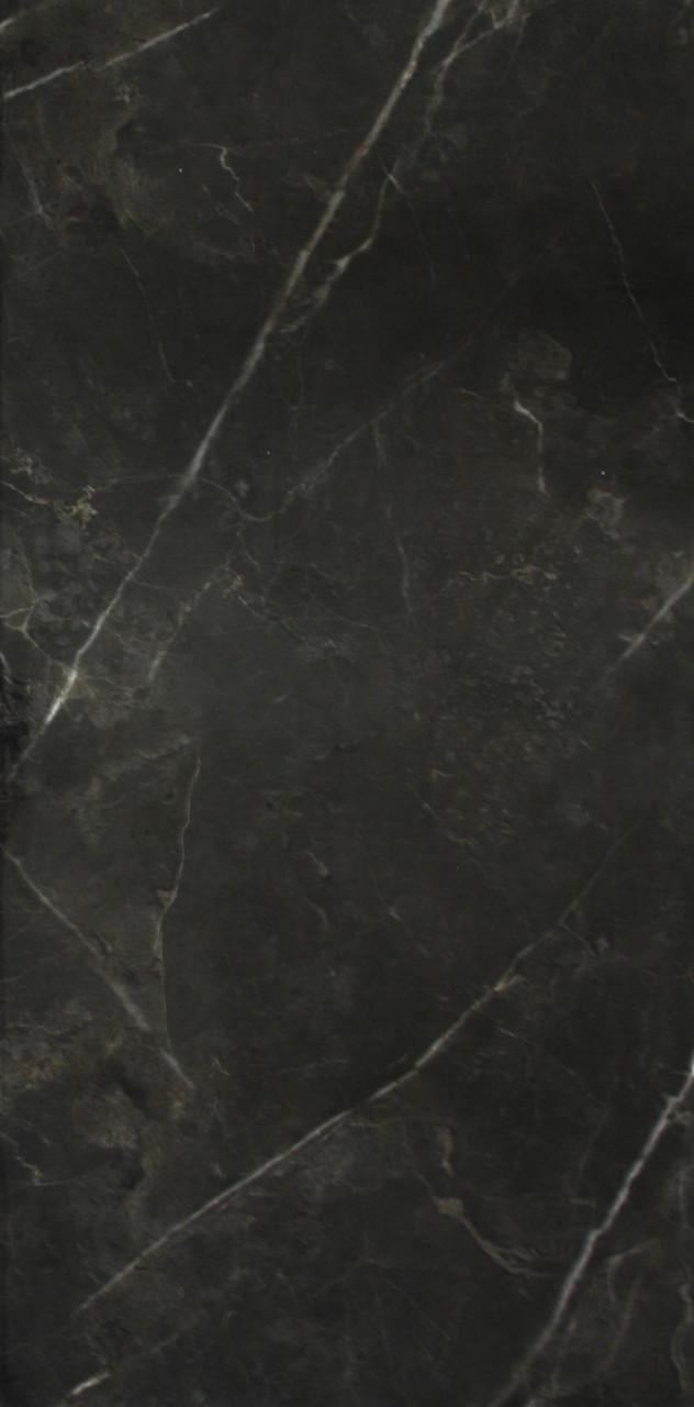 PET-панель самоклеющаяся глянцевая 600х300х2,5 мм Черный базальт (2770344666)