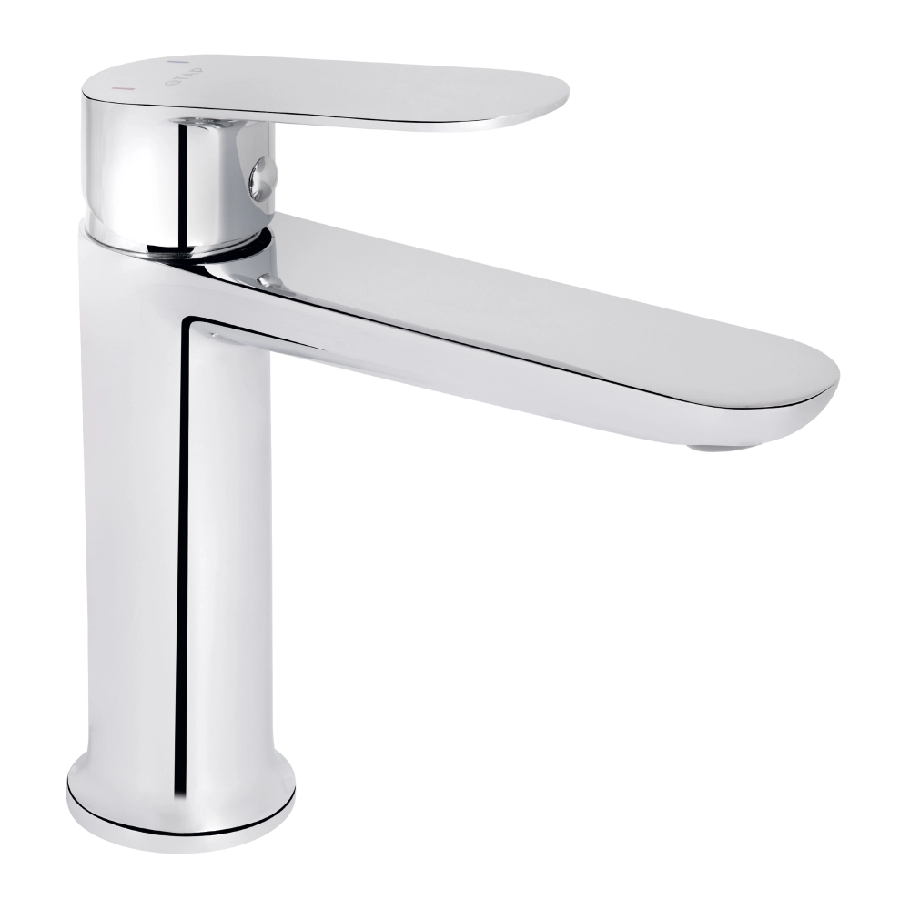 Змішувач для раковини низький Qtap Evia Chrome (k30)