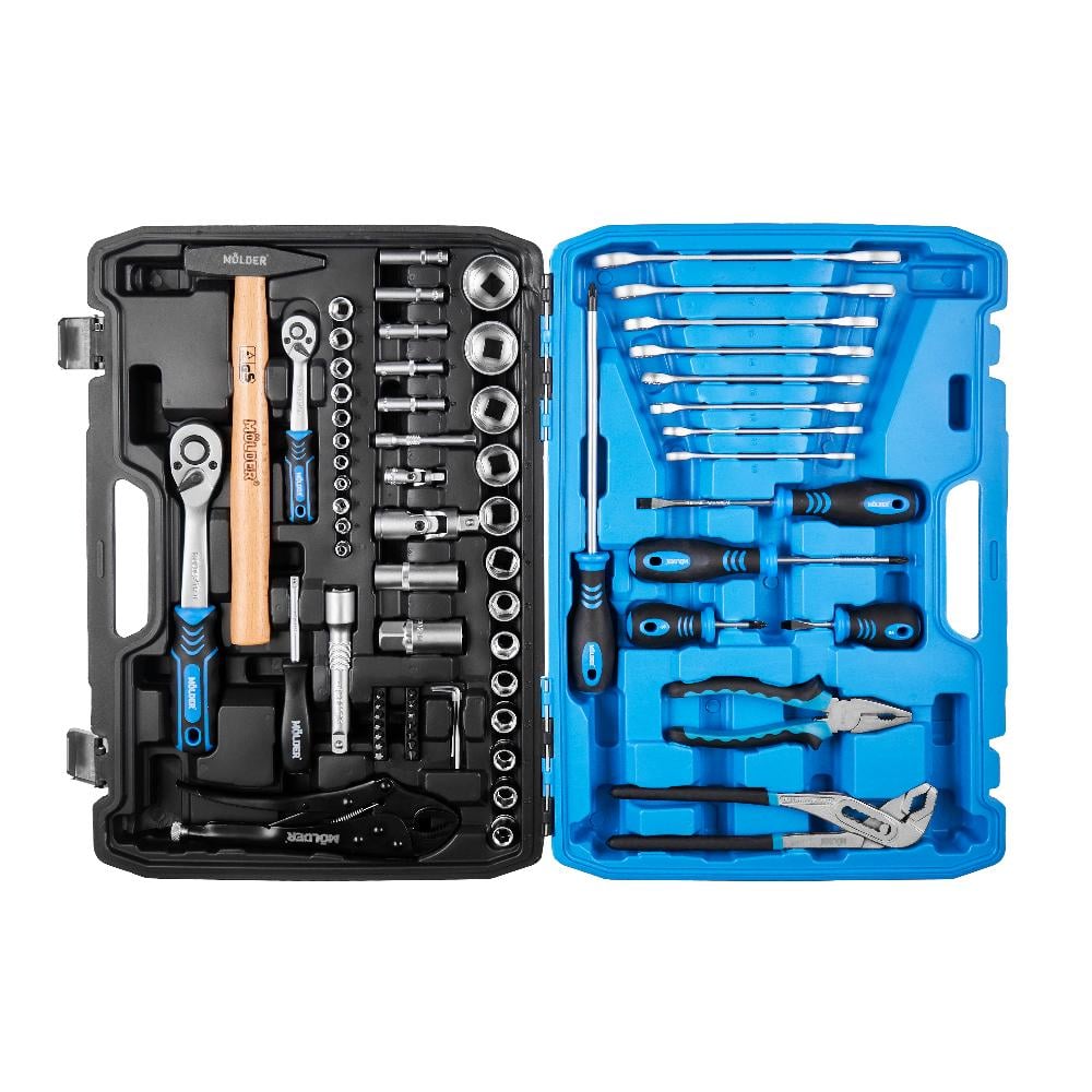 Набор инструментов Molder MT61072 CR-V 72 предмета (12651454)
