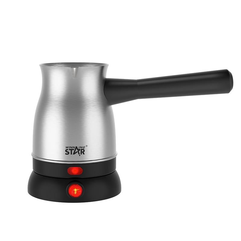 Електрична турка Winningstar ST-9895 800W 0,5 л Black/Silver (32810804)