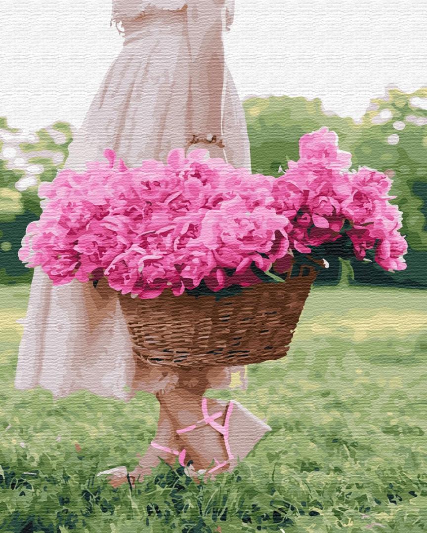 Картина по номерам Brushme BS34188 Весна в корзине 40x50 см (1217814314)