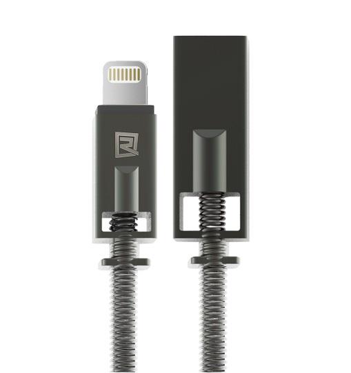 Кабель Remax RC-056i USB Lightning Royalty 1 м Черный (6954851261742)