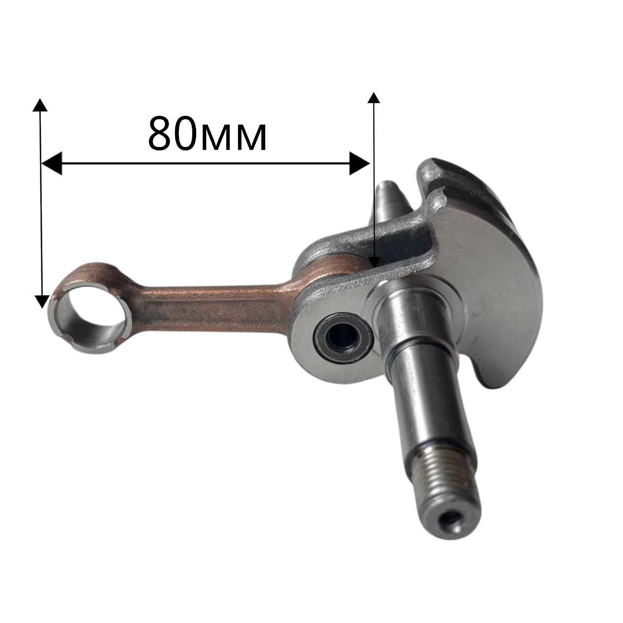 Коленвал бензопилы Goodluck 4500/5200 в сборе с подшипниками и сальниками (1686176621) - фото 2 Коленвал бензопилы Goodluck 4500/5200 в сборе с подшипниками и сальниками (1686176621) - фото 2