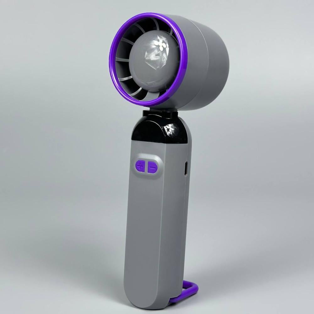 Вентилятор портативный настольный ручной Handheld fan LY-937 с аккумулятором/дисплеем/5 скоростей (6-18-2054228)