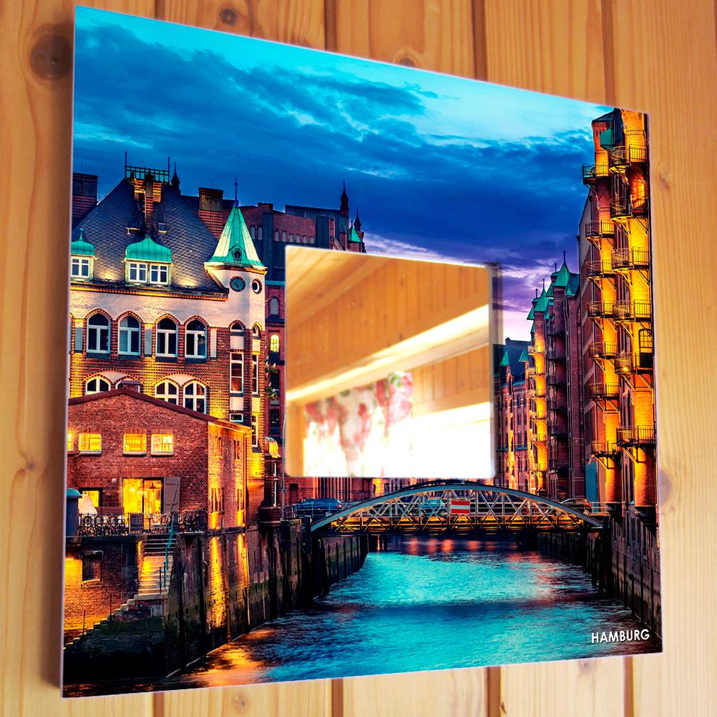 Зеркало декоративное Hamburg 260х260 мм (M04064)