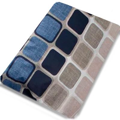 Простынь на резинке Т0319 140х200 см Синий/Серый (125591)