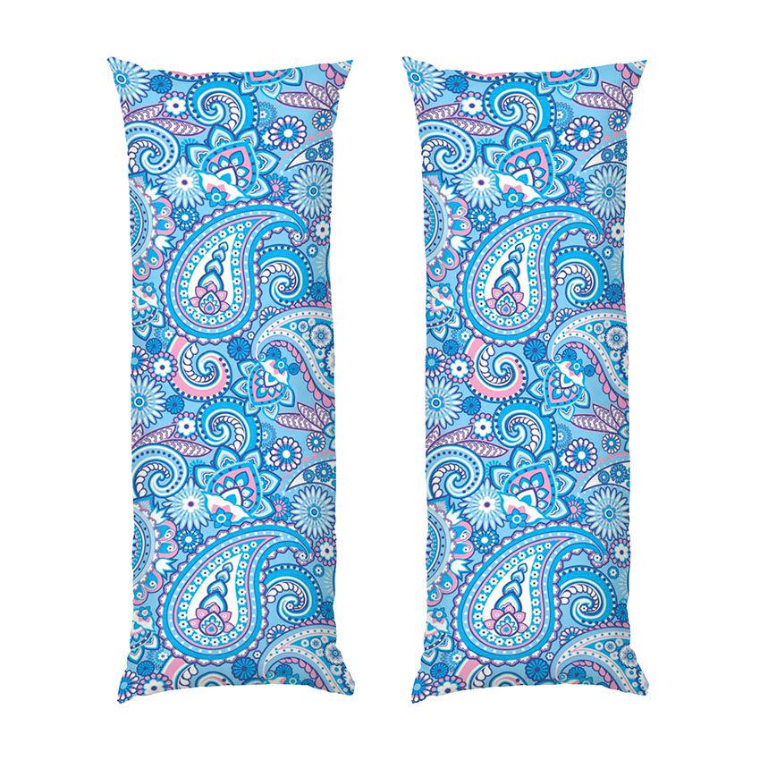 Подушка дакимакура Blue Paisley габардин 70х30 см (114196)