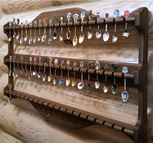 Полка для коллекции ложек Хаберти Капучино (ПКЛ-001209)