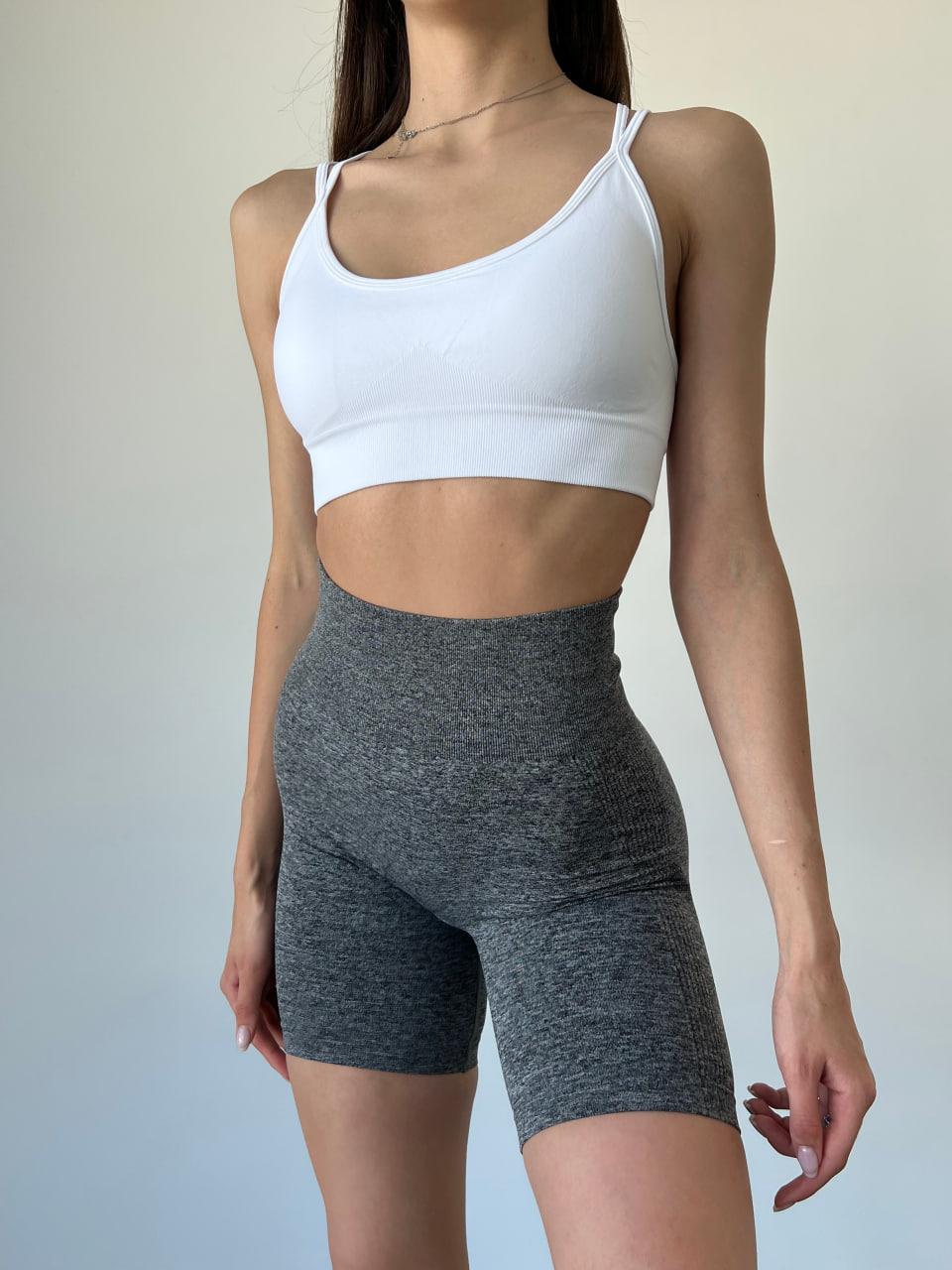 Шорти спортивні з ефектом пуш-ап S Темно-сірий (VV03S)