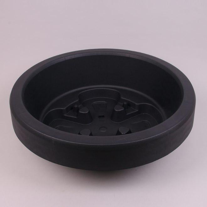 Горшок пластиковый Flora MAZE CAP 60 см Антрацитовый (93290)