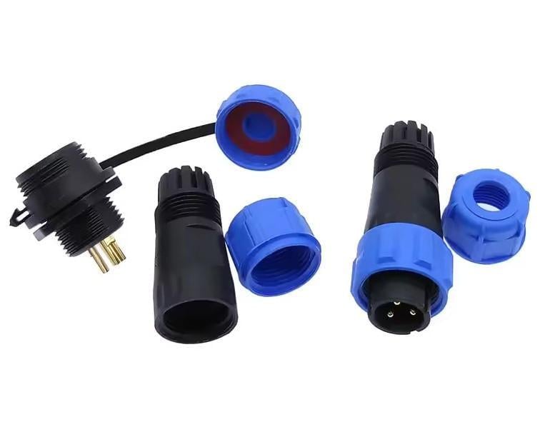 Разъем герметичный SP13 IP68 гнездо/штекер на кабель SP13 7D-F-M 7pin 5 А (2735637993) - фото 6 Разъем герметичный SP13 IP68 гнездо/штекер на кабель SP13 7D-F-M 7pin 5 А (2735637993) - фото 6