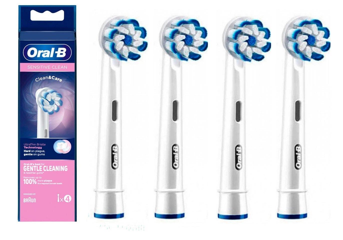 Насадка для электрической зубной щетки Oral-B Sensitive Cleane 4 шт.