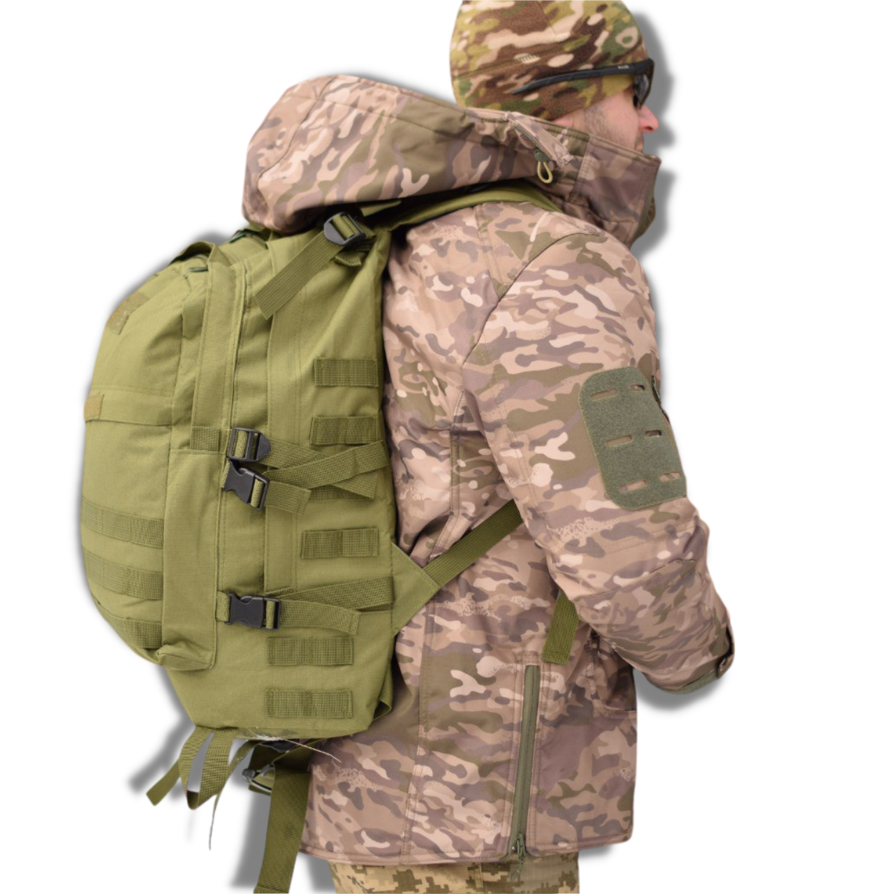 Рюкзак военный 35 л Olive (00041) - фото 2 Рюкзак военный 35 л Olive (00041) - фото 2