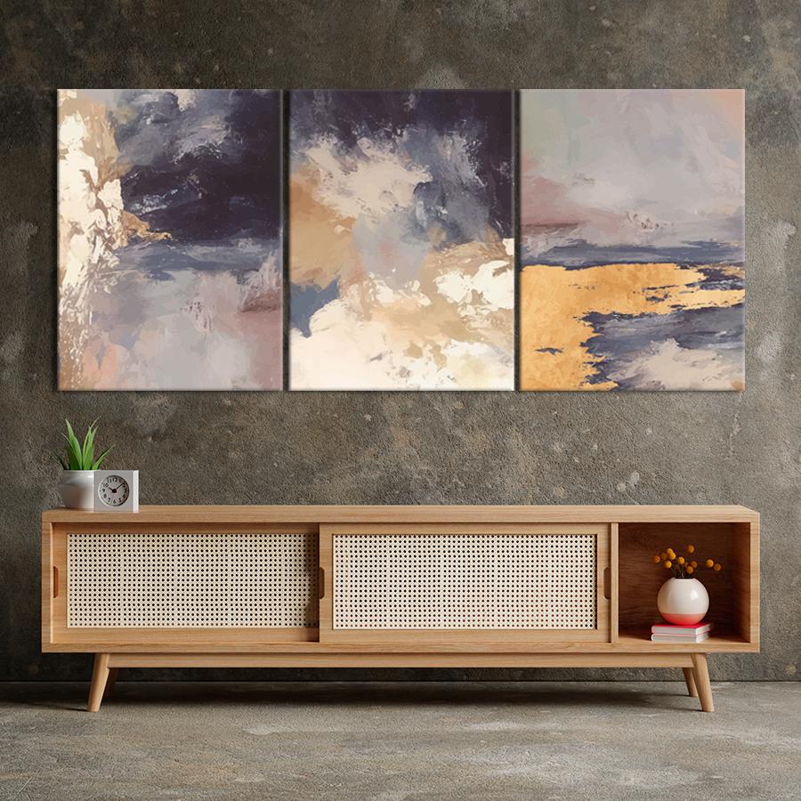 Картина на холсте Абстракция грозовое небо 156x67 см (V67-3_L) - фото 3 Картина на холсте Абстракция грозовое небо 156x67 см (V67-3_L) - фото 3