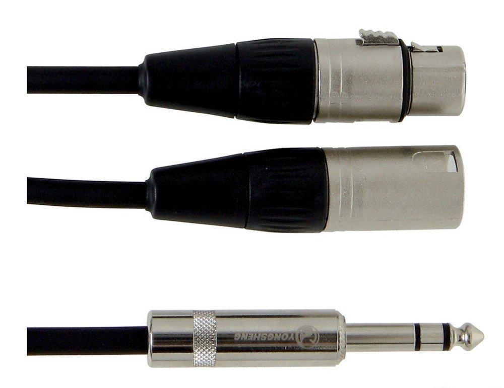 Кабель інсертний GEWA Pro Line Stereo Jack 6,3 мм/XLR-m&XLR-f 3 м (G-190735)