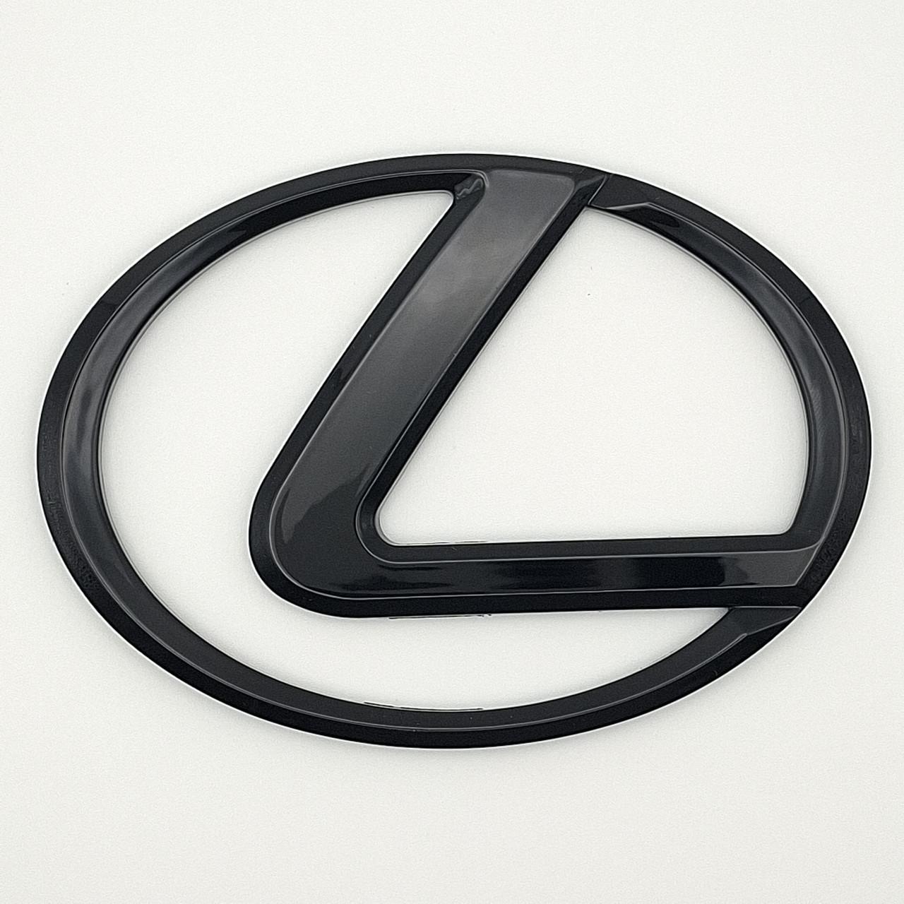 Эмблема Lexus ABS 101х73 мм Черный глянцевый (2642384131)