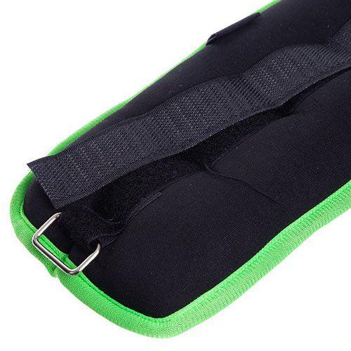Утяжелители-манжеты для рук и ног FI-1303 No branding 2 кг пара Черно-салатовый (56429331) - фото 2 Утяжелители-манжеты для рук и ног FI-1303 No branding 2 кг пара Черно-салатовый (56429331) - фото 2