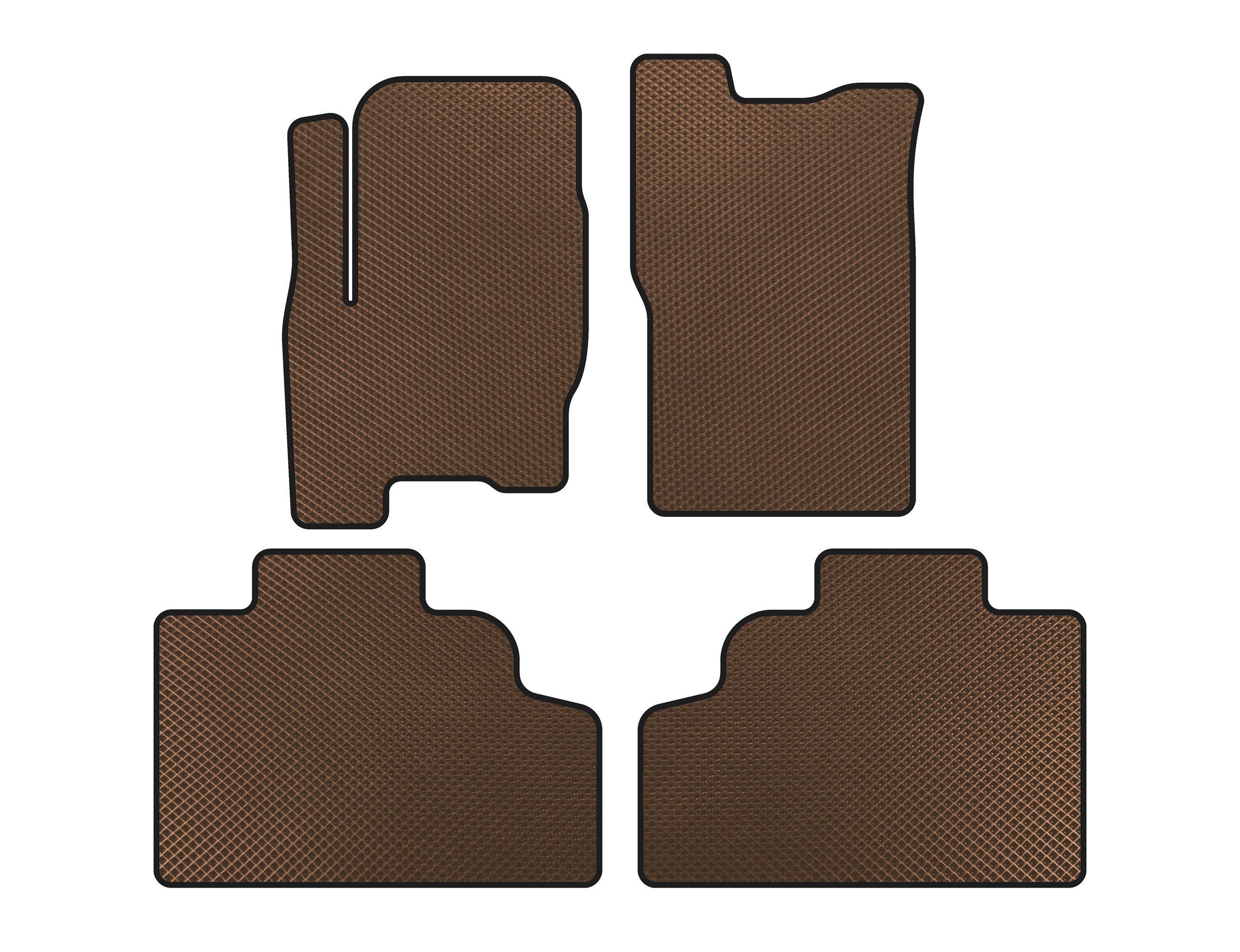 Коврики EVA Digital Designs для SsangYong Korando 1997–2006 гг. Коричневый (141984)