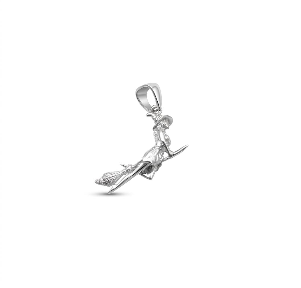Кулон серебряный Maxi Silver 9601 Ведьма на метле (89601)