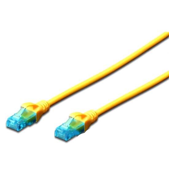 Патч-корд Digitus Cat. 5e U-UTP 3 м Жовтий (620703) Патч-корд Digitus Cat. 5e U-UTP 3 м Жовтий (620703)
