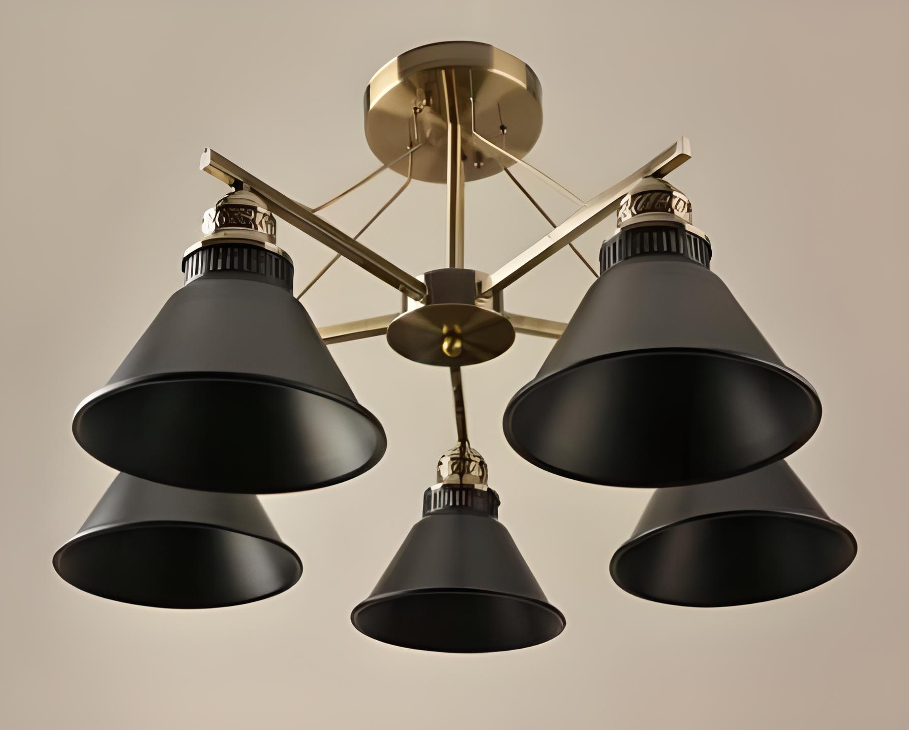 Люстра потолочная Sirius Л 7687/5 на 5 плафонов