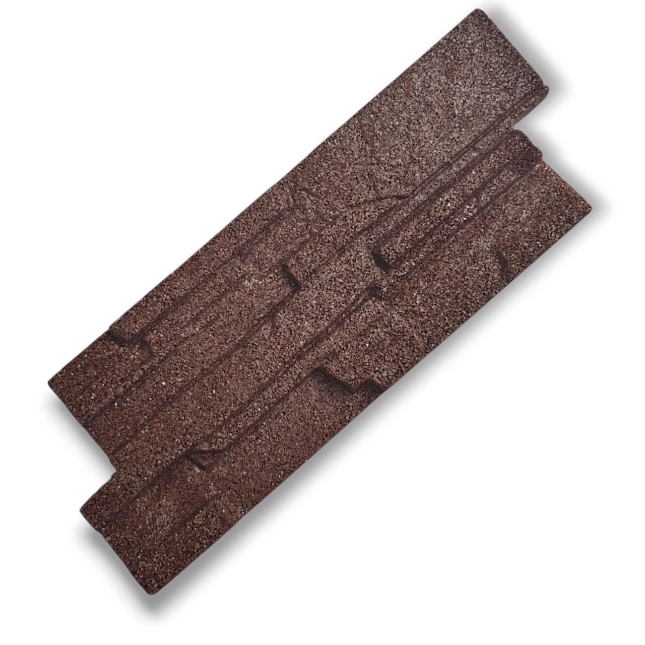 Камень резиновый Песчаник 500х190х15 мм Коричневый (2762904023)