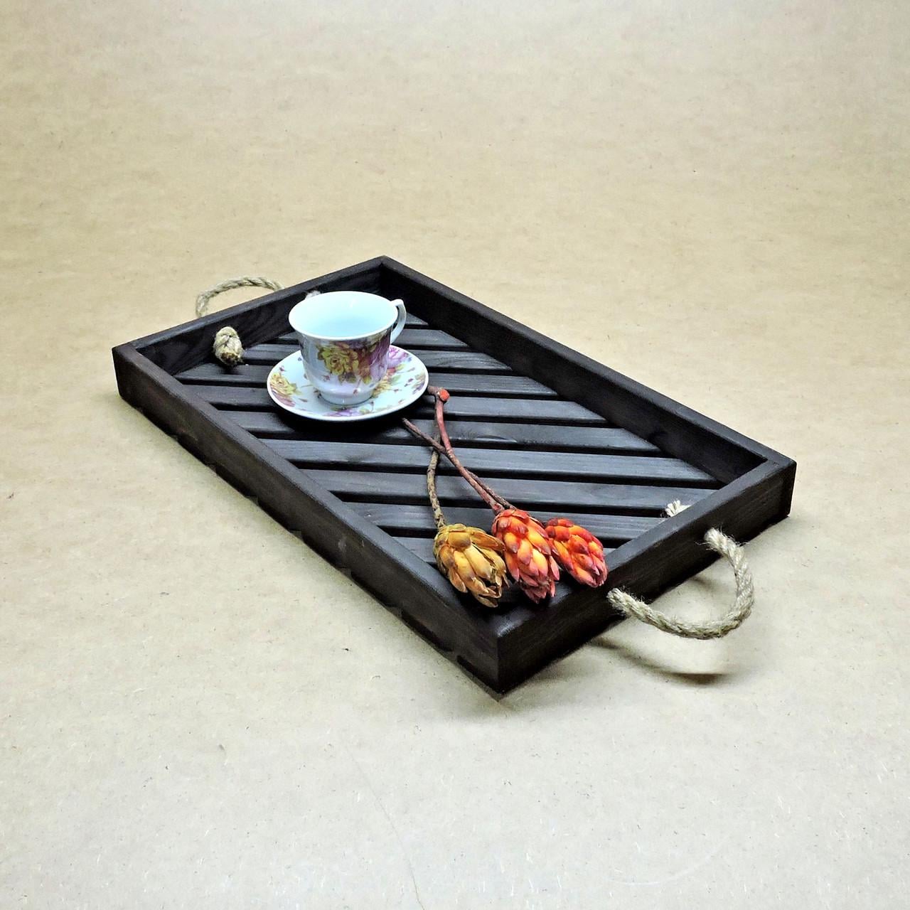 Поднос деревянный Ломмел Венге (ПДС-000202)