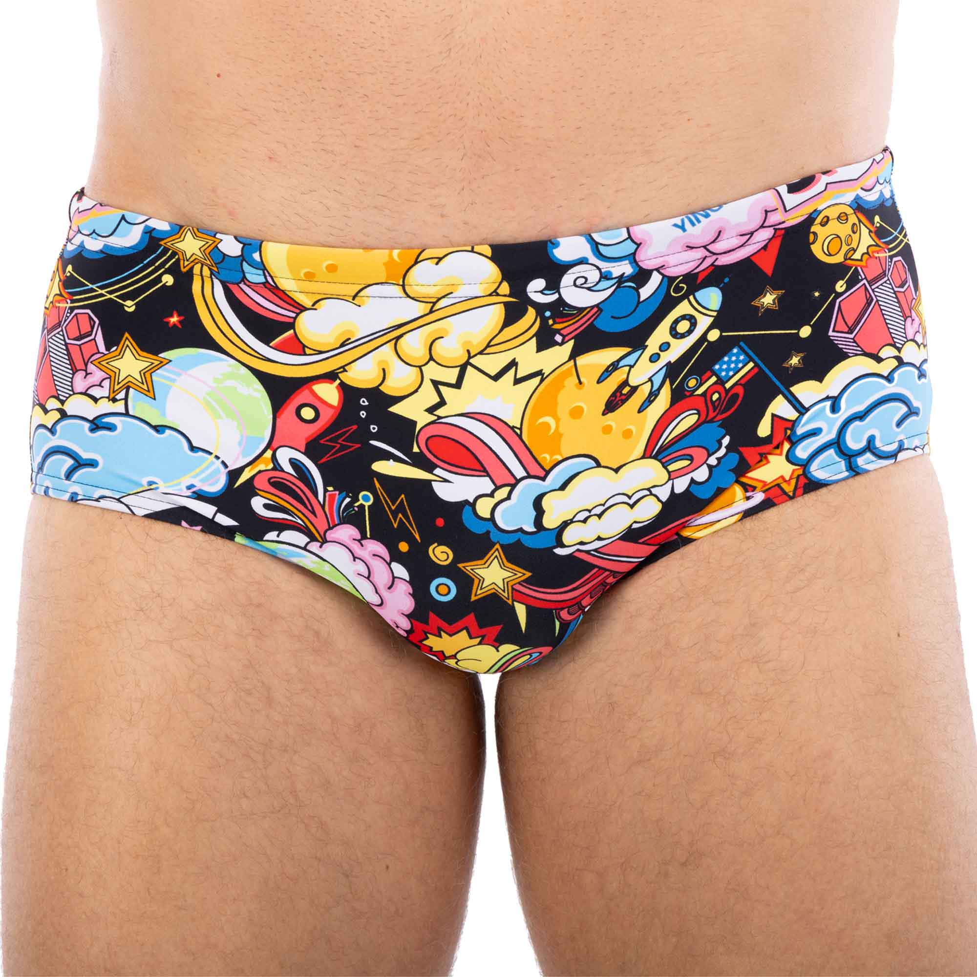 Плавки чоловічі класичні для плавання YINGFA 6700 M Різнокольоровий (6700_Мультиколор_M_(155-160см) - фото 2 Плавки чоловічі класичні для плавання YINGFA 6700 M Різнокольоровий (6700_Мультиколор_M_(155-160см) - фото 2