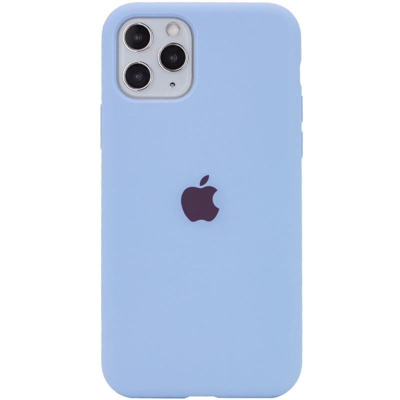 Противоударный чехол Silicone Case Full Protective AA для Apple iPhone 11 Pro 5.8" Голубой/Lilac Blue